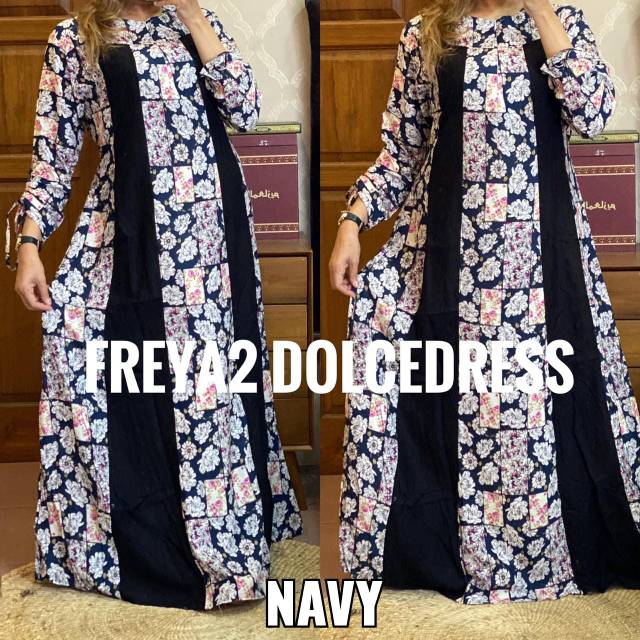 Daster Arab Dolce FREYA Maxi Dress Gamis Rayon