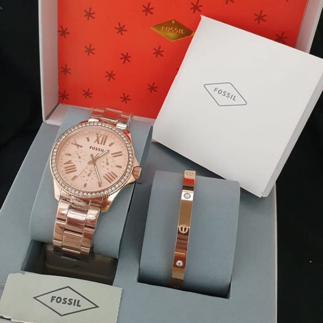 Jam tangan fossil wanita set