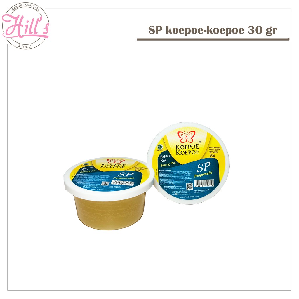 

SP KUPU KOEPOE 30 gr & 70 gr (PENGEMULSI PENGEMBANG ) / BAKING MIX EMULSIFIER 30gr 70gr