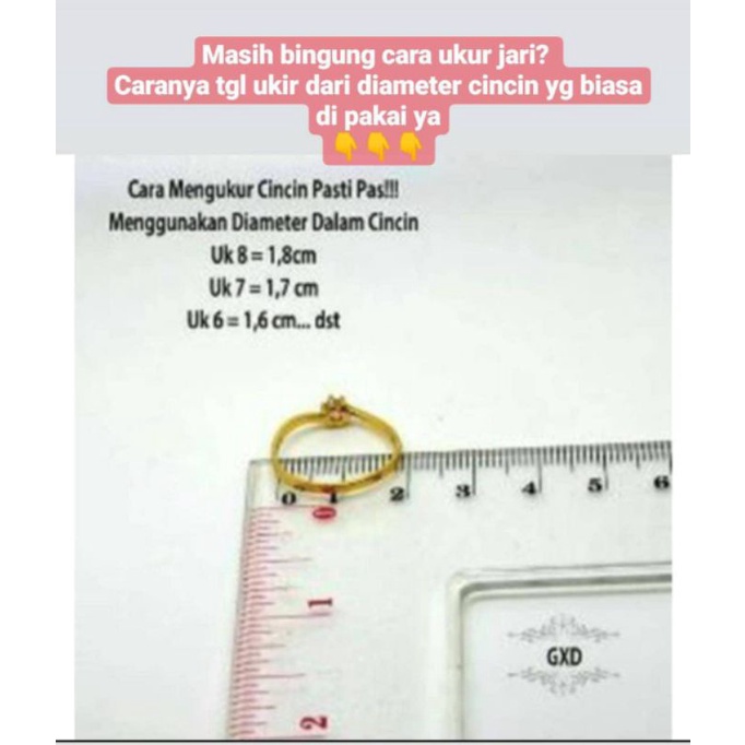 Luxuriousjewelery- Cincin mewah cubic zirconia premium