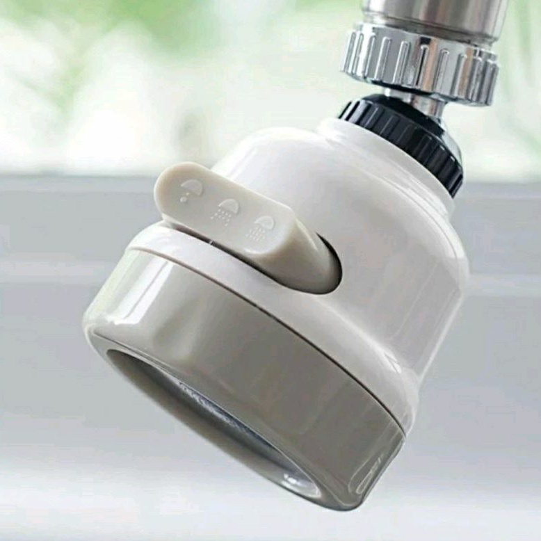 Turbo Faucet Sprayer 360 Rotasi Sambungan Kran Air 3 Mode