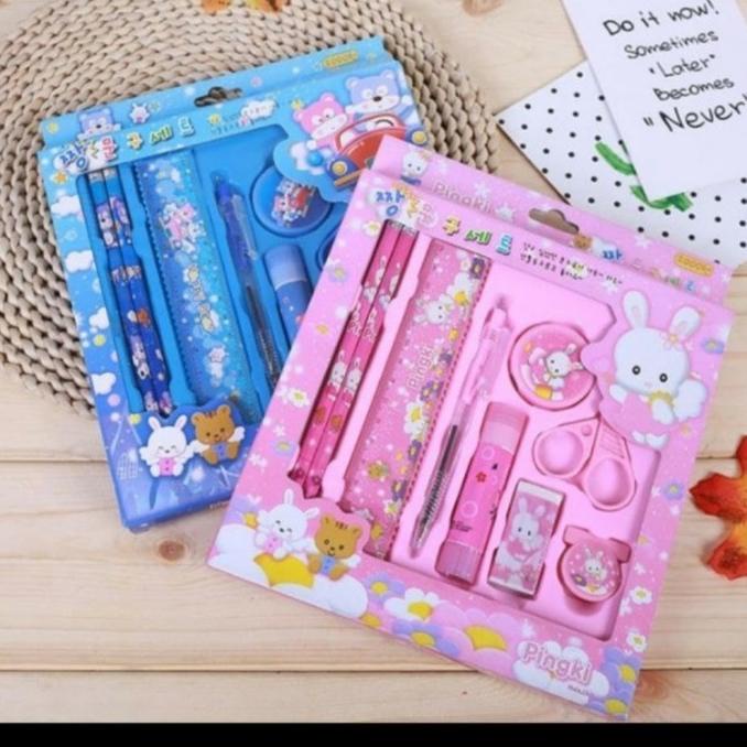 

LXM-840 ALAT TULIS ANAK SET 9IN 1 - PERLENGKAPAN SEKOLAH SET LENGKAP