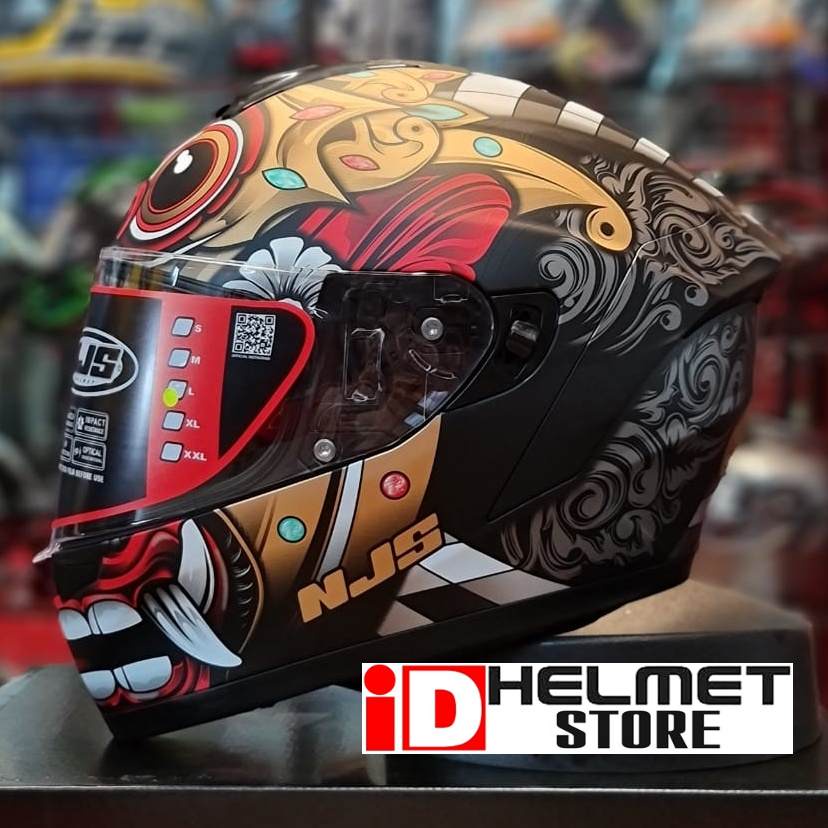 Helm NJS ZX1 BARONG Ready Stok NJS ZX-1 Barong