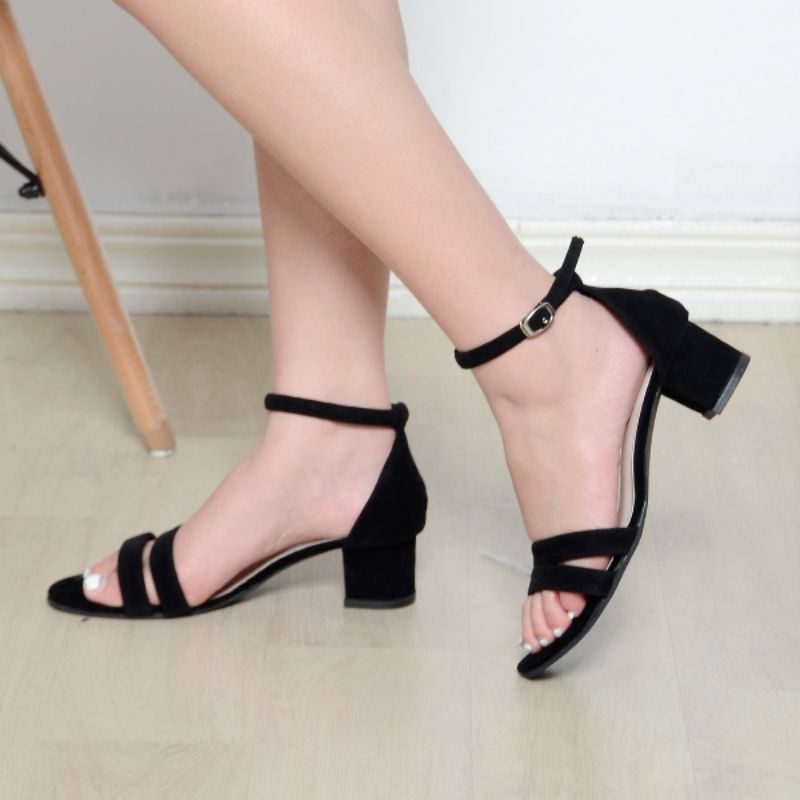 Cradenza Santorini Adriella Heels Sandal Pesta Wanita