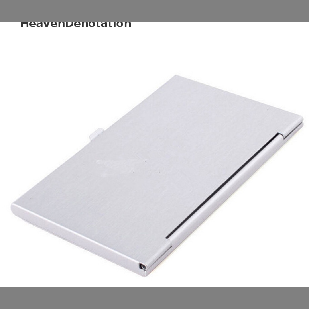 (Heavendenotation) Kotak Holder Kartu Kredit / Id Bahan Stainless Steel