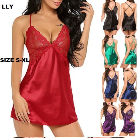  BAJU  TIDUR LINGERIE SEXYDRESS BABYDOLL FASHION CASUAL  LLY 