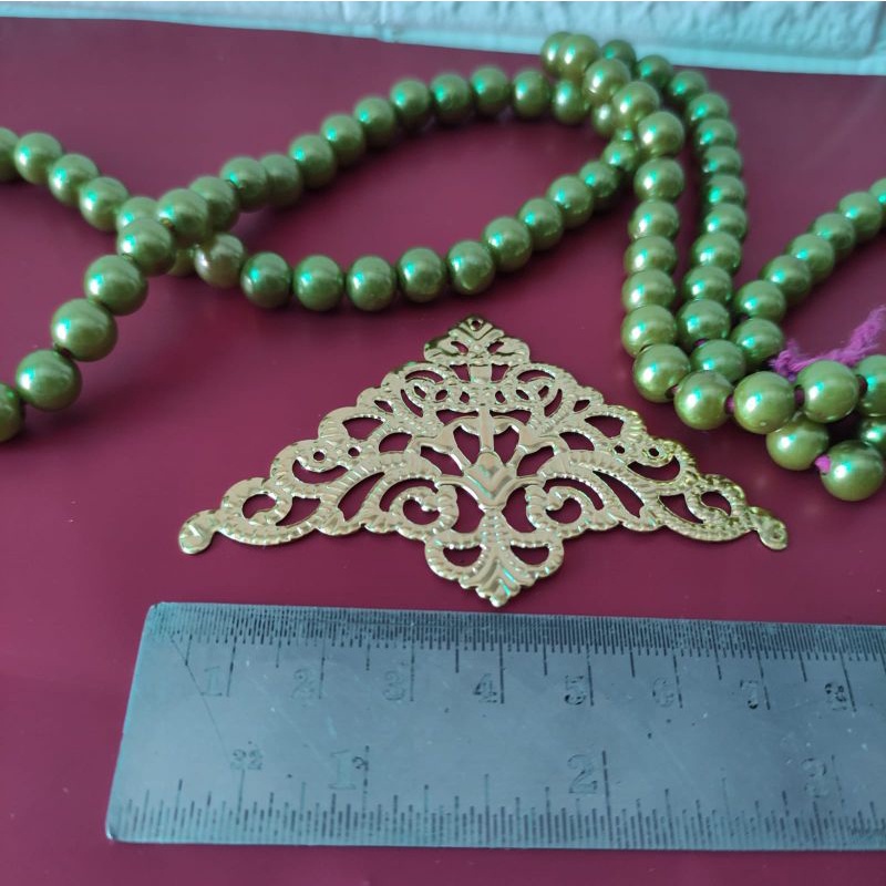 Charm sudut besar - sudut hantaran / siku hantaran - hiasan sudut mahar - bahan craft