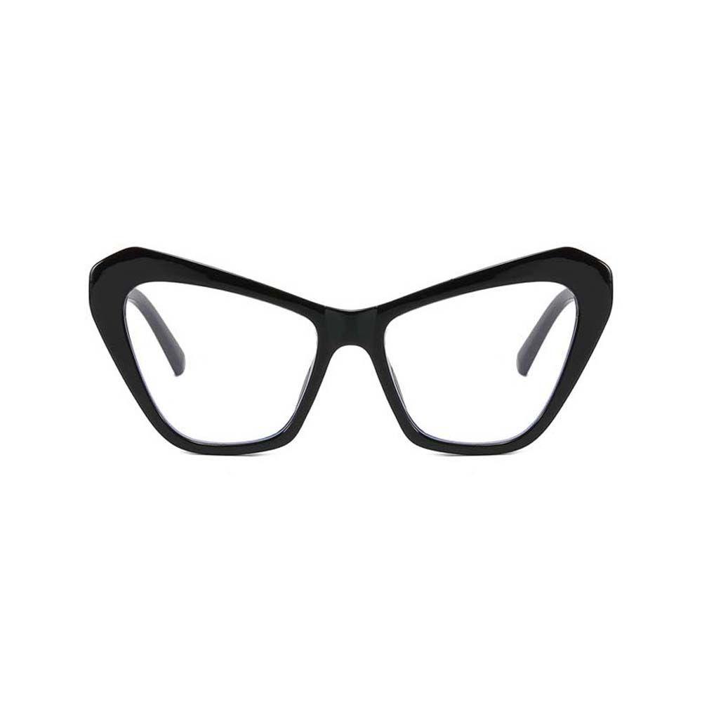 Mxbeauty Kacamata Anti Radiasi Sexy Fashion Komputer Eyewear Lensa Bening Hitam Gaya Korea Kaca Mata Kucing