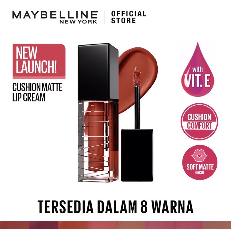 ❤ jselectiv ❤ MAYBELLINE SENSATIONAL Cushion Mattes Lip Cream | Lip Cream MAYBELLINE