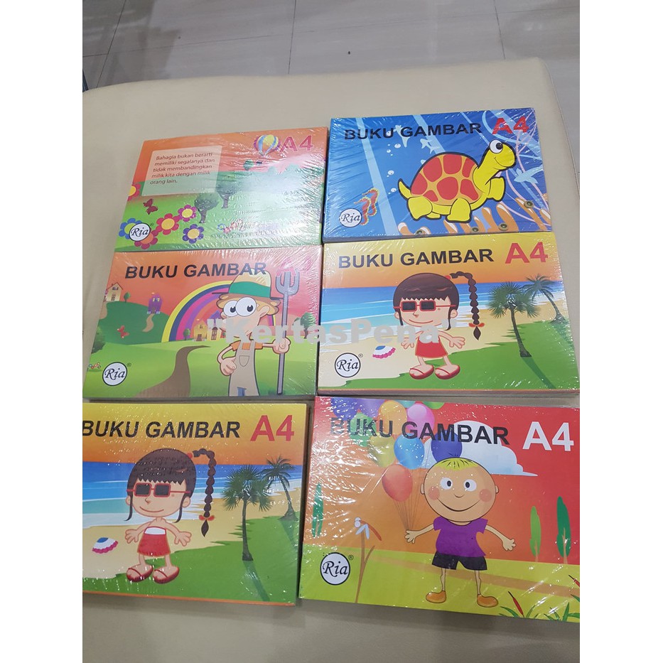 

Buku Gambar Anak Buku Gambar A4 isi 10 Putih Polos Kuramas Besar Bentuk Sketsa Custome