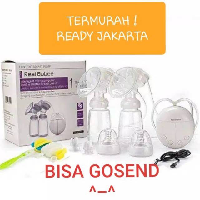 [GARANSI TOKO] Pompa ASI Elektrik Dual Mode / Breast Pump Electric Sondkoo / Manual Real Bubee P18