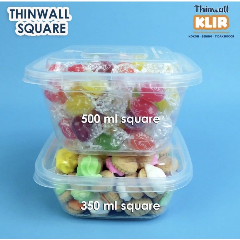 THINWALL DESSERT BOX RECTANGLE 300 THINWALL KECIL THINWALL KOTAK MINI THINWALL FOOD CONTAINER RECTANGLE 200 ML THINWALL 200ML KOTAK RECTANGLE THINWALL RECTANGLE 250 ML THINWALL KLIR 250 ML THINWALL SQ 350ml THINWALL DM 500 ML THINWALL SQUARE 500 ML KLIR