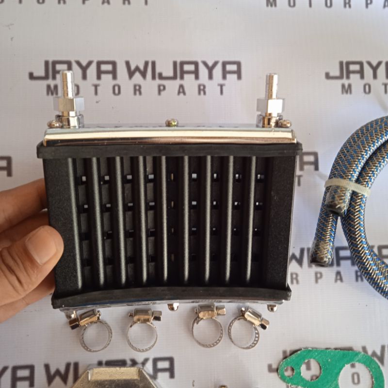 Oil cooler universal pendingin motor variasi warna hitam