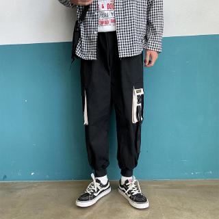  Celana  Panjang Casual Pria  Model  Longgar Gaya Korea  Dengan 