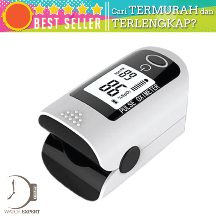 Bisa COD Alat Pengukur Detak Jantung Kadar Oksigen Fingertip Pulse Oximeter - ACEHE X1805