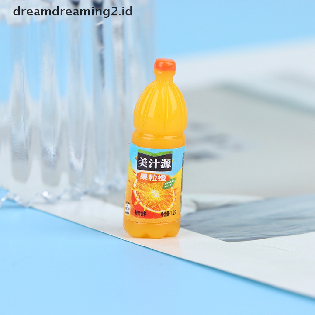 (LIKE) 5pcs Mainan Miniatur Minuman Buah Skala 1: 12 Untuk Aksesoris Dapur Rumah Boneka