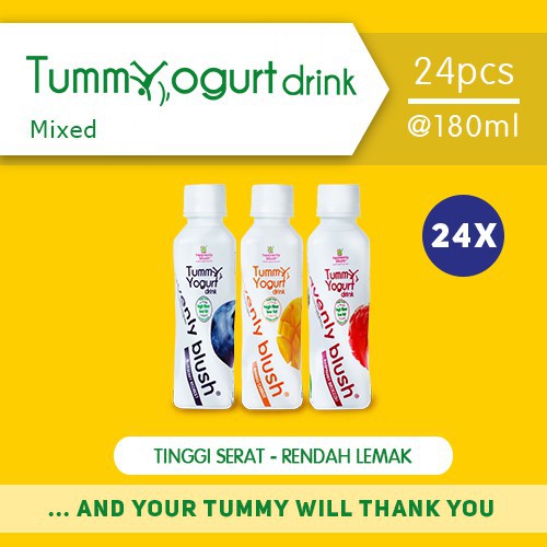 

Heavenly Blush Tummy Yogurt Drink All Variant [24 X 180 Ml]
