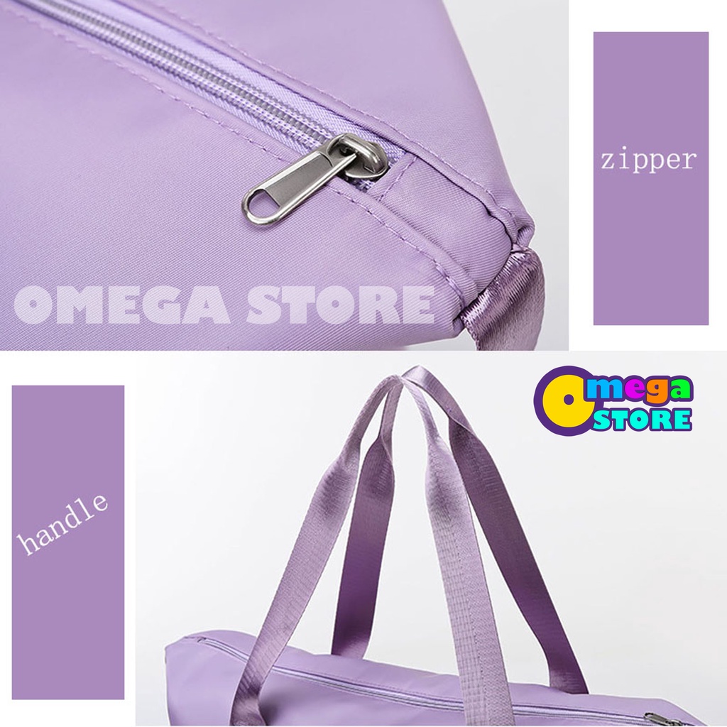 [O&amp;S] Tas Traveling Tas Selempang Wanita Tas Jinjing Tas Penyimpanan Berkapasitas Besar Travel Bag Duffel Portable Gym Waterproof Anti Air Tas Olahraga-OS169