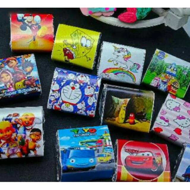 

Coklat Dadu tema Lebaran Atau Kartun