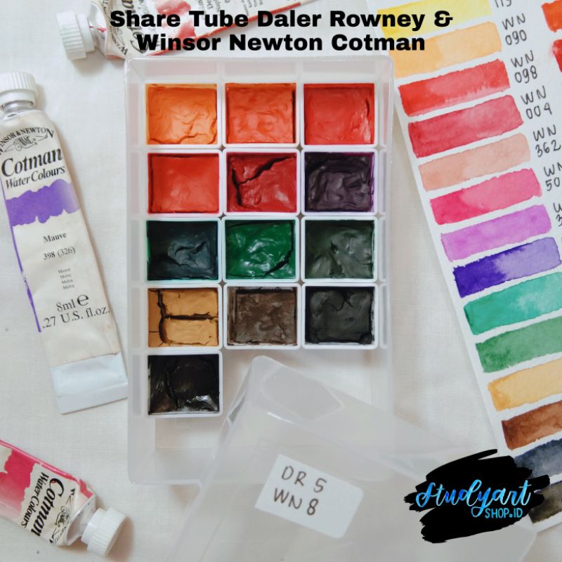 

SHARE TUBE Daler Rowney & Winsor Newton Cotman Watercolor Set 13