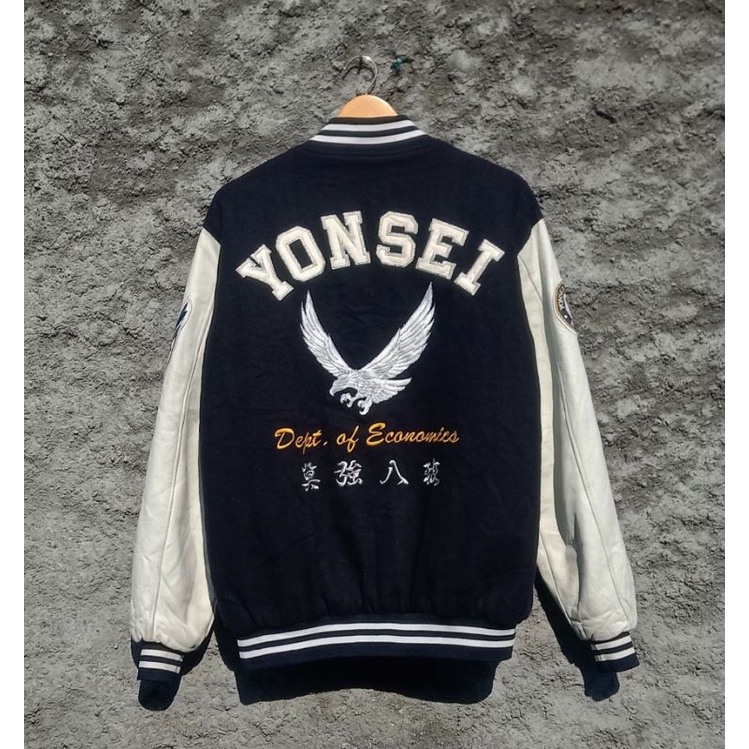 Varsity Leather Yonsei Second Pria Wanita