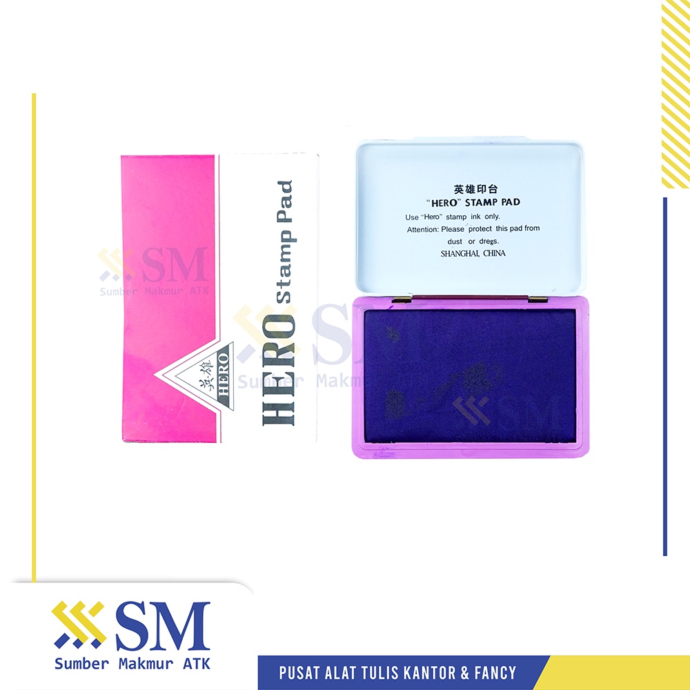 

BAK STEMPEL / TEMPAT STEMPEL / STAMP PAD HERO KECIL