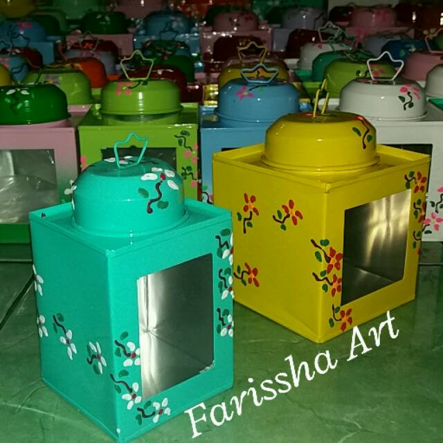 

Kaleng Kerupuk Mini 7x10 Motif Lukis, Krupuk Mini Toples