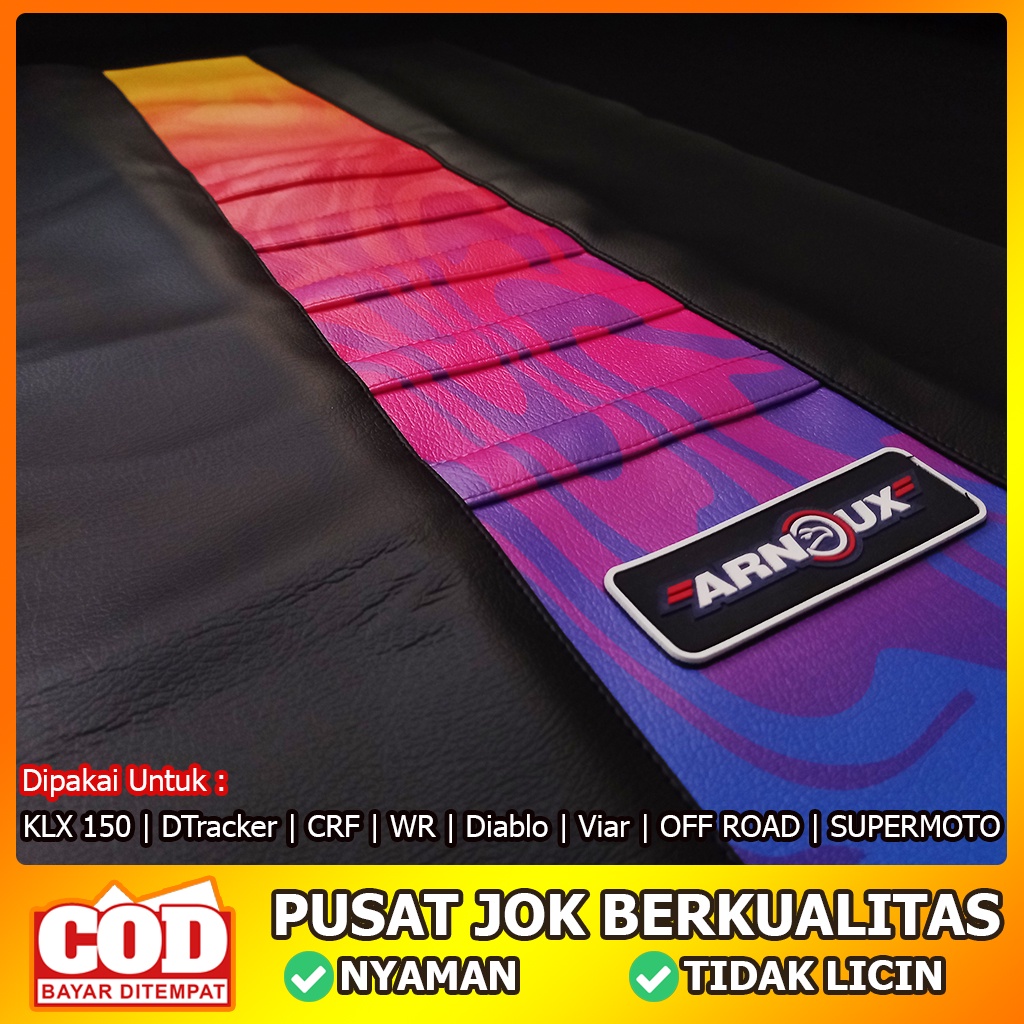 [COD] A Sarung Kulit Jok Cover Printing Abstrak Full Print ARNOUX SUPERMOTO TRAIL GTX Sarung Bungkus