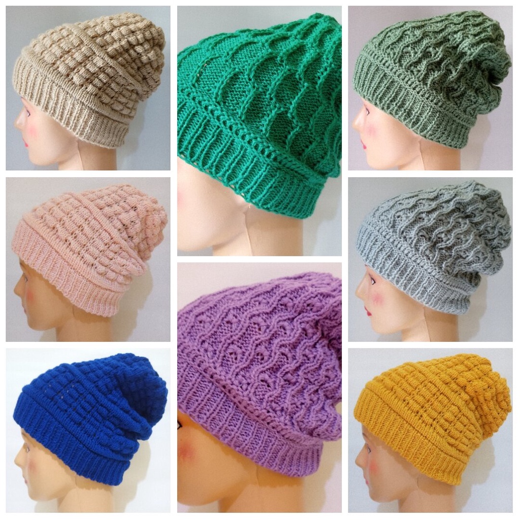 Kupluk Rajut Topi ibu nenek premium murah/KUPLUK RAJUT NENEK-EMAK//CIPUT KUPLUK RAJUT NENEK NON PET/