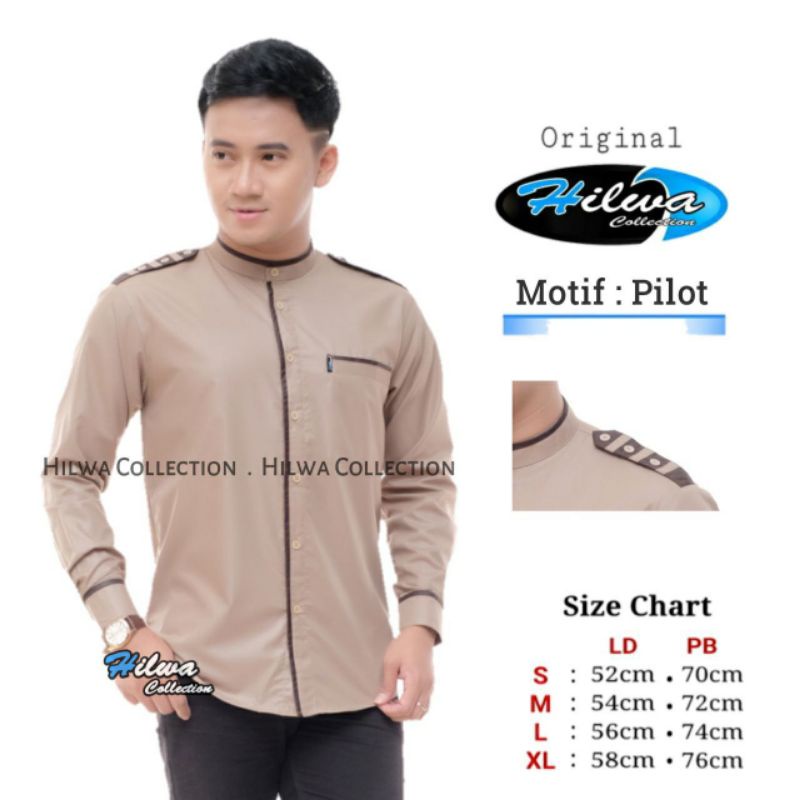 Koko syubbanul muslimin koko azzahir koko baju KOKO PRIA VARIASI KANCING DEPAN