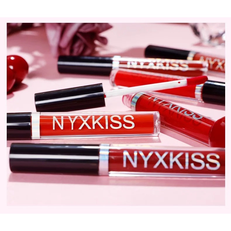 NYXKISS Lip Cream Lipstik Cair Ringan Tahan Lama