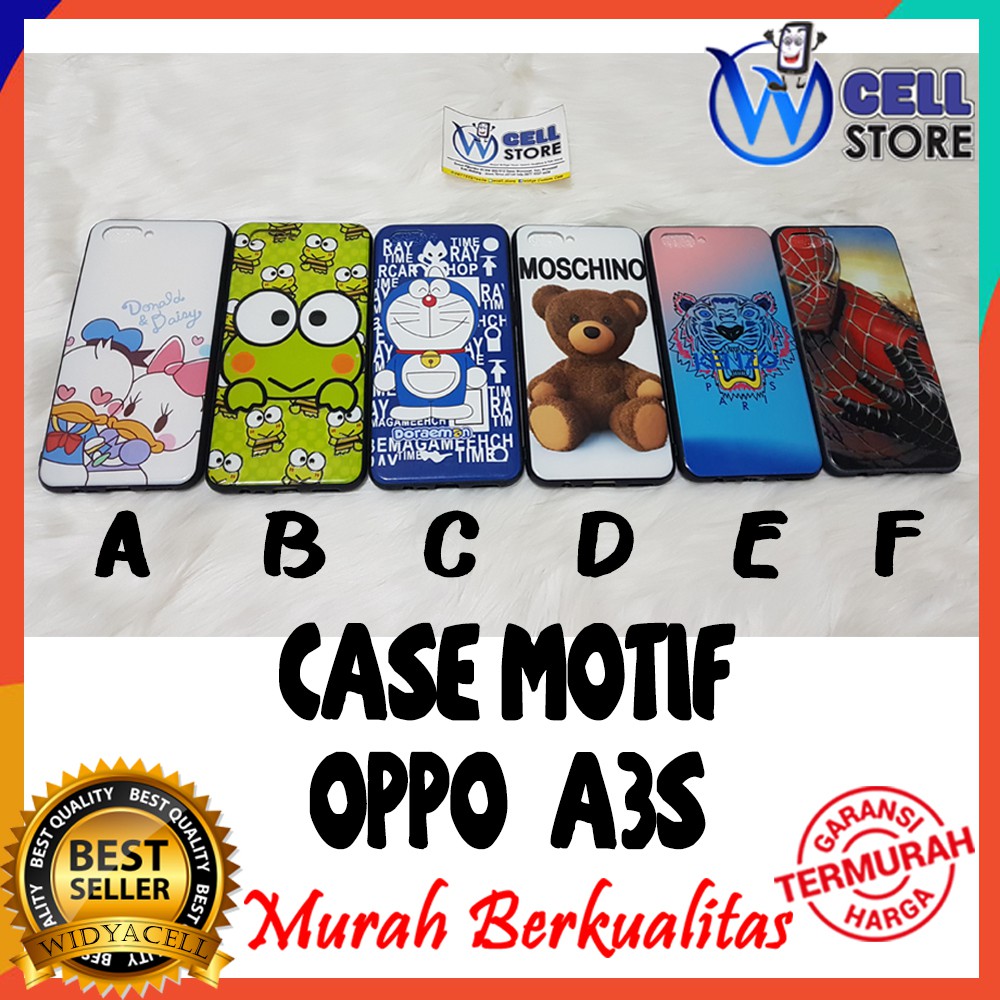 [WCELL] Hard Case / HardCase / Case Motif Oppo A3s, Realme C1