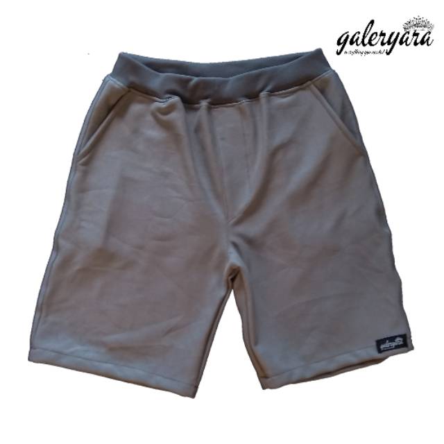  BIG  SIZE  Celana  Jogger  Pendek  Pria Nick Pinggang Karet 