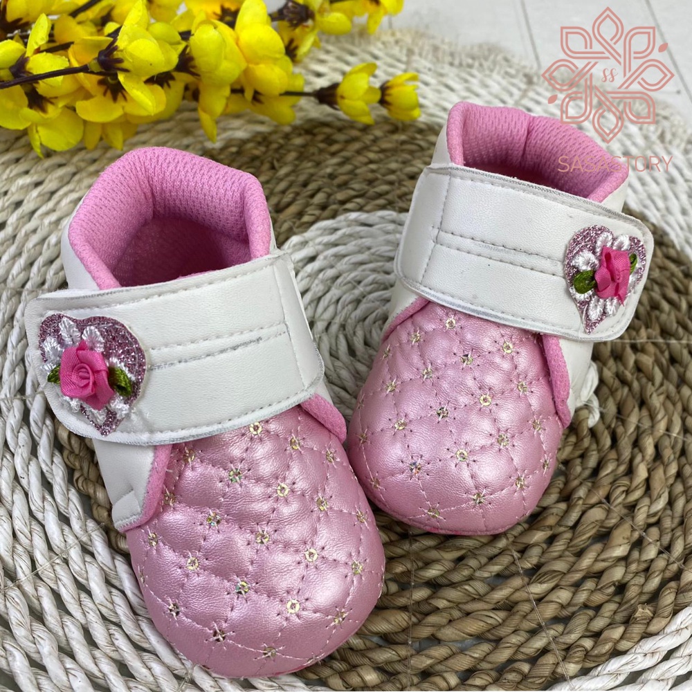 mandirishoestore-SEPATU BOOT BAYI ANAK PEREMPUAN 0-12 BULAN XPY03