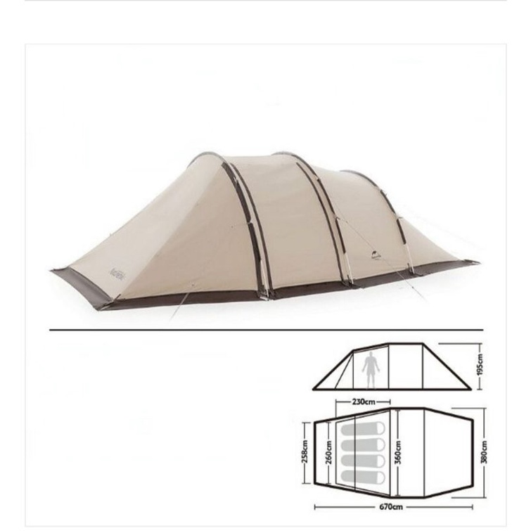 TENDA CLOUD VESSEL NATUREHIKE NH20ZP015