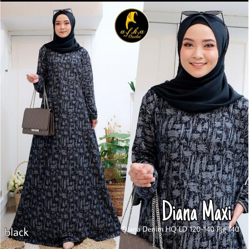 Gamis wanita terbaru Diana Lenim maxy diana maxi jumbo