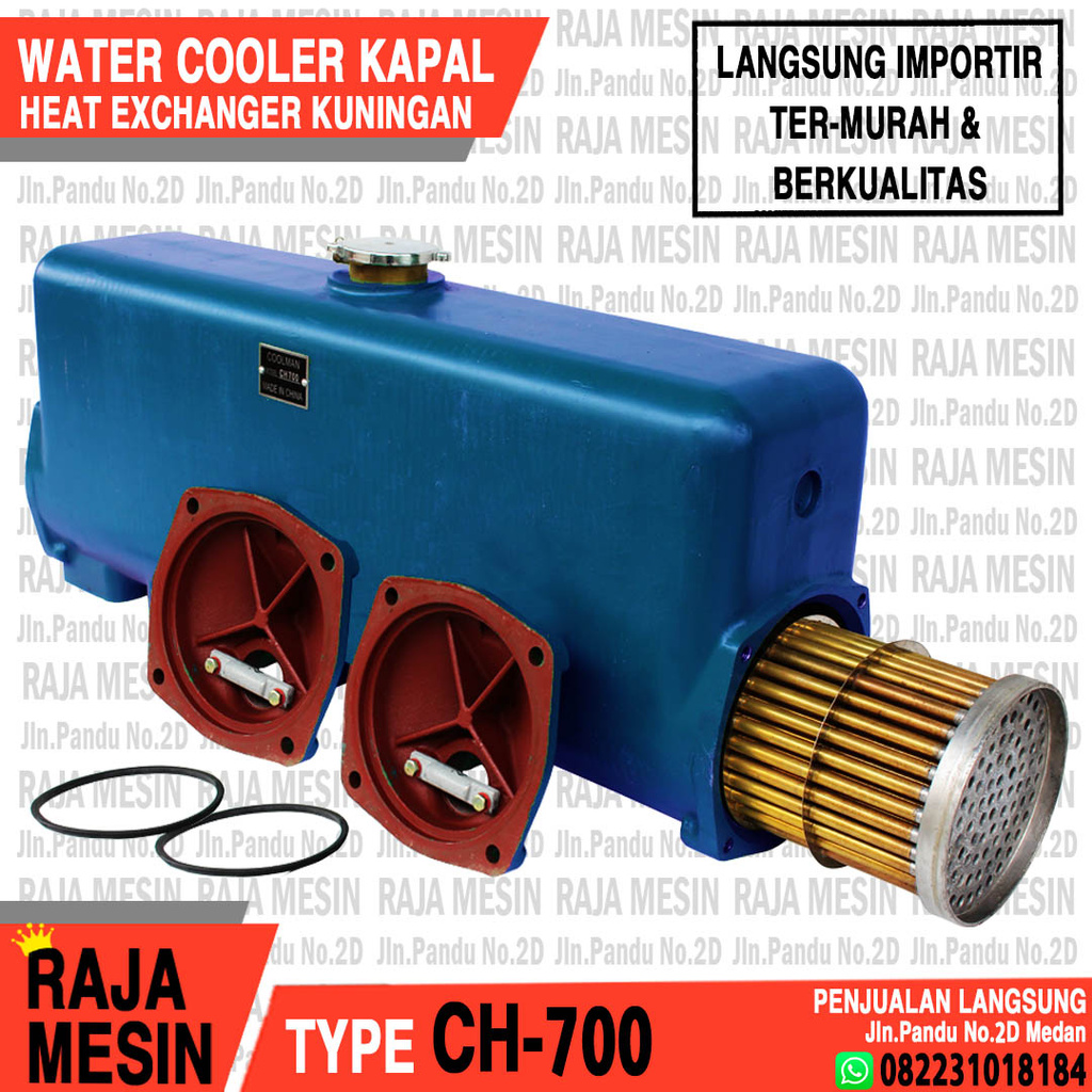 Heat Exchanger - Water Cooler CH-700 Kuningan (Pendingin Mesin Kapal)