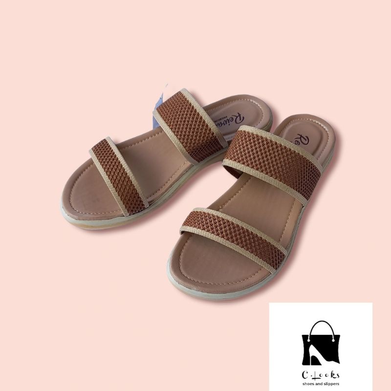 Sandal Slop Wanita Reivana Sandal Santai Nyaman