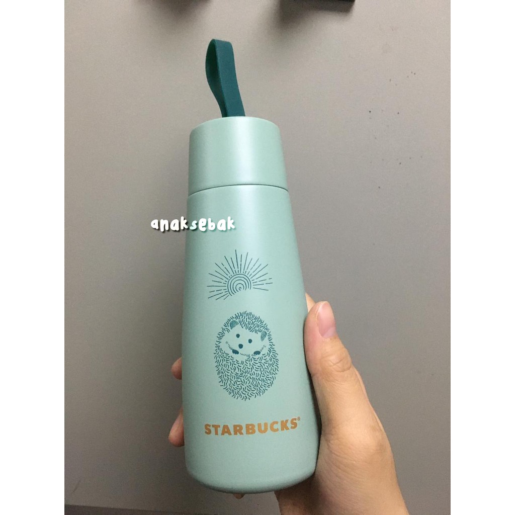 Starbucks Stainless Mint Hedgehog 9.5oz Summer 2021 Edition