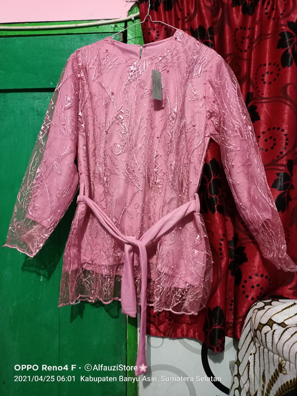 Ready 4 Warna Nayaka Batik - Batik Couple Nirmala Slendang Parang Ijo Tille Memutar