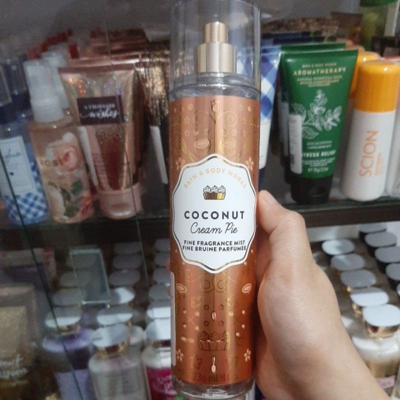 Bath & body works bbw coconut cream pie body mist 236 ml Original 100%