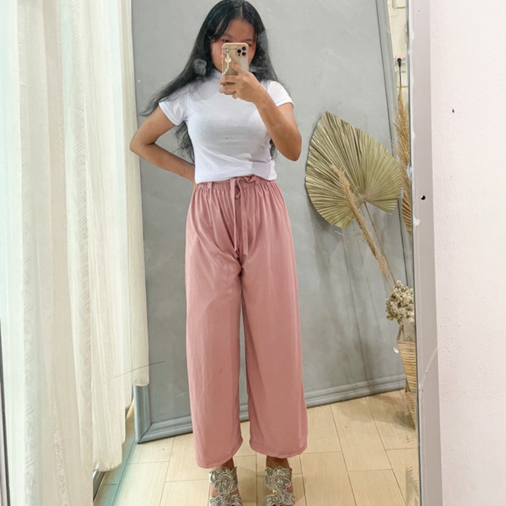 Celana Kulot Premium / Kulot BASIC Premium- Highwaist Kulot Palette 1, Kulot Basic pants Celana Wanita 