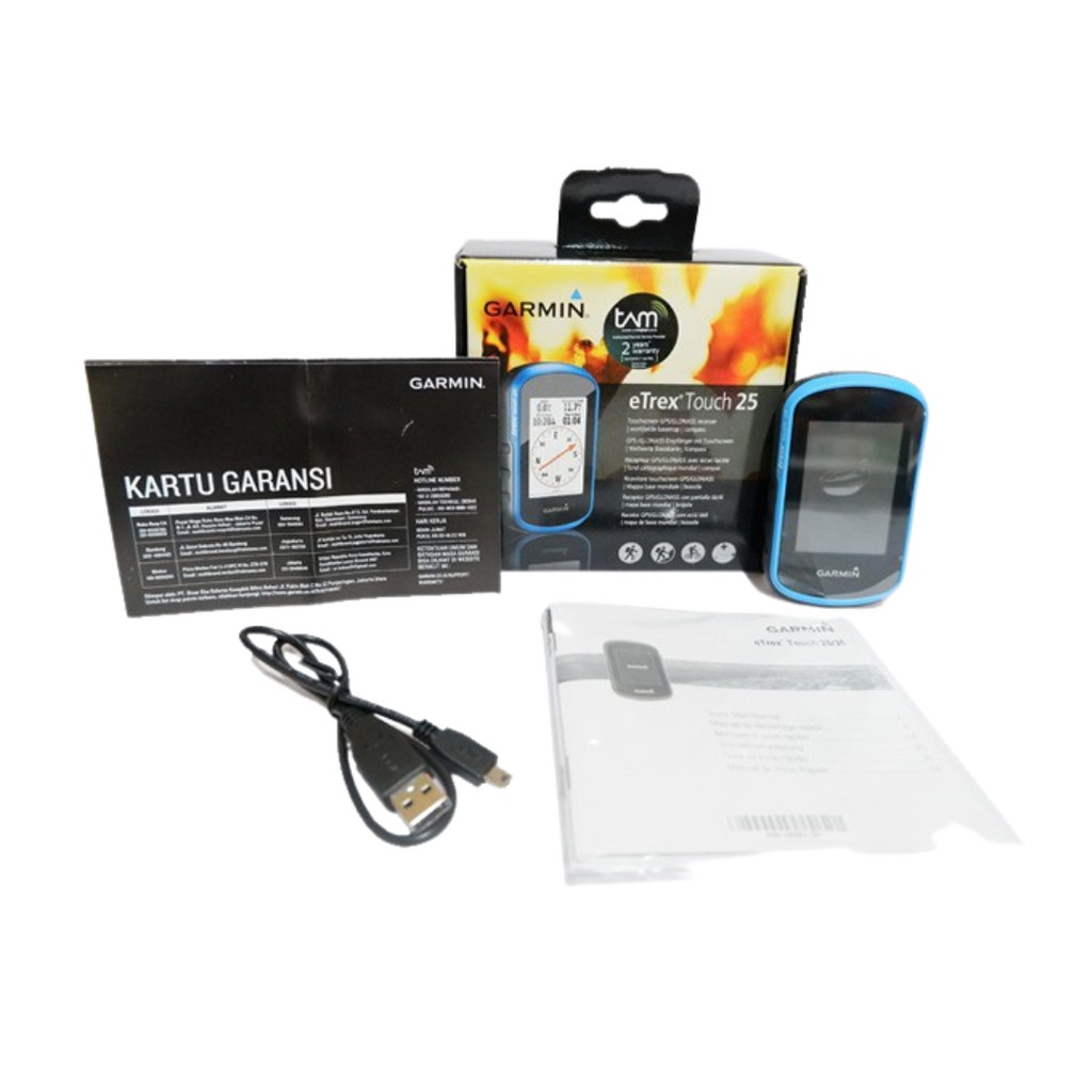 GARMIN ETREX TOUCH 25 WORLDWIDE 010-01325-00 NEW ORIGINAL GARANSI RESMI TAM
