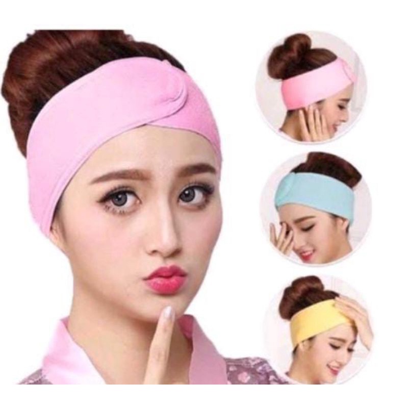 Bando rambut hadband mandi hadband bandana facial