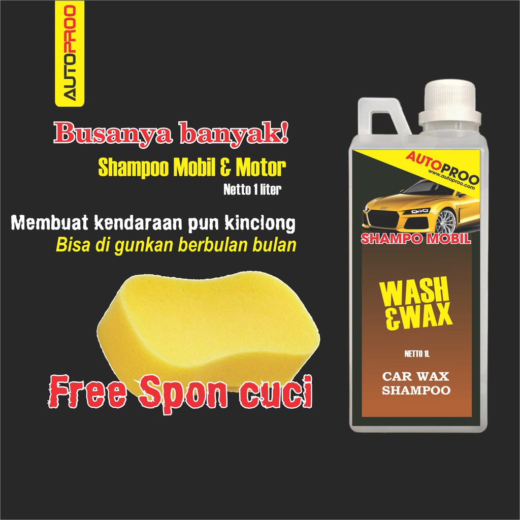 SHAMPO MOBIL MOTOR SHAMPO BUSA