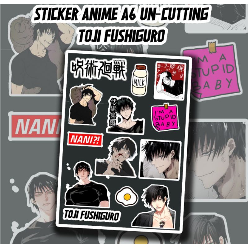 STICKER ANIME // STIKER ANIME UNCUTTING // STICKER TOKYO REVENGERS NARUTO HAIKYUU ATTACK ON TITAN KIMETSU NO YAIBA JUJUTSU KAISEN HXH ONE PIECE-TOJI