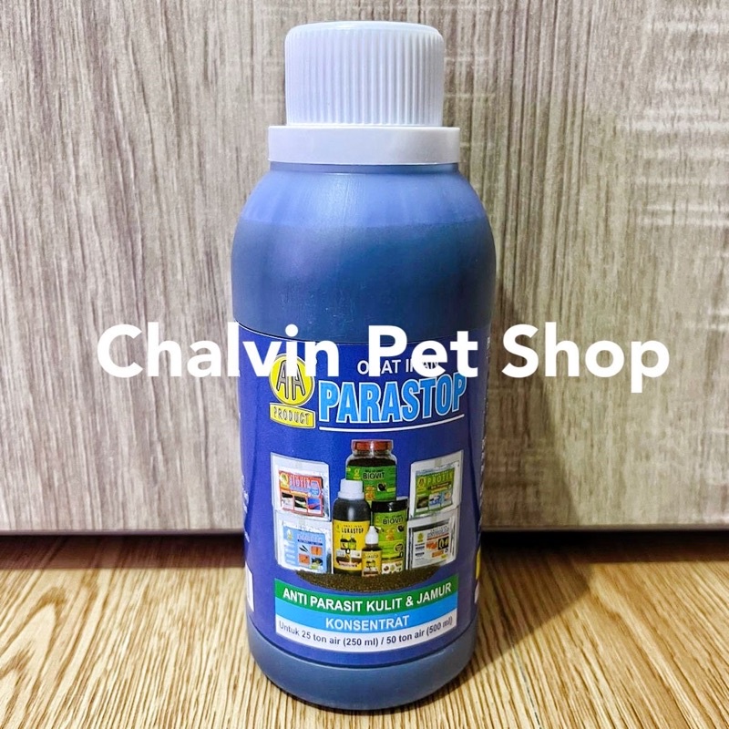 PARASTOP 250ML obat ikan hias anti parasit kulit dan jamur