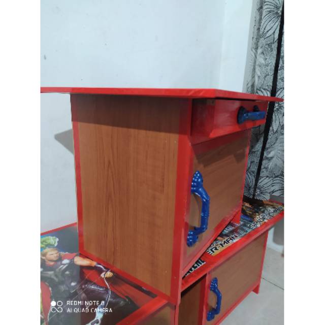 Meja belajar anak anak + lemari kecil