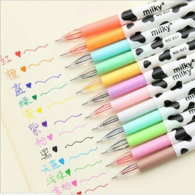 

Pulpen warna warni milky