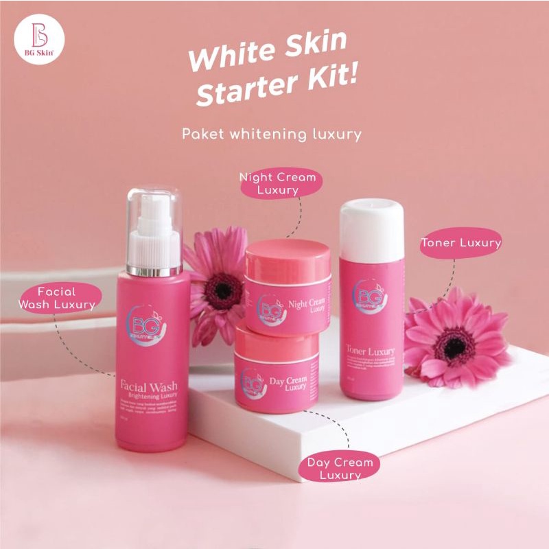 Jual BG Skin Whitening Luxury Bgskin Paket Whitening Luxury | Shopee ...